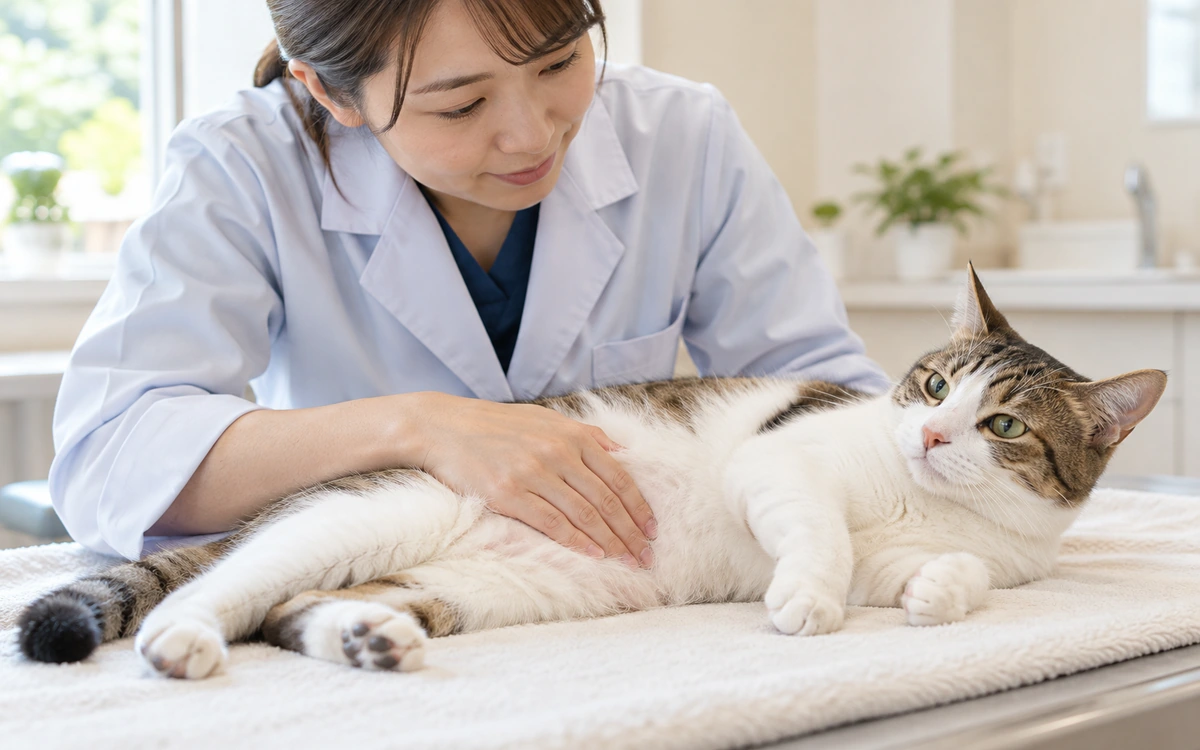 猫の診察